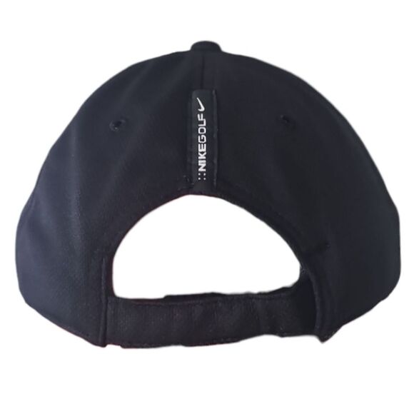 Nike Golf Black Embroidered Logo Hat Adjustable Unisex Outdoor Running Workout - Picture 6 of 10
